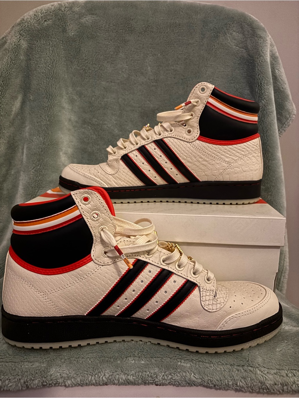 Adidas x ESPN Top Ten High Top Sneakers Men’s 11.5 New Without Tags